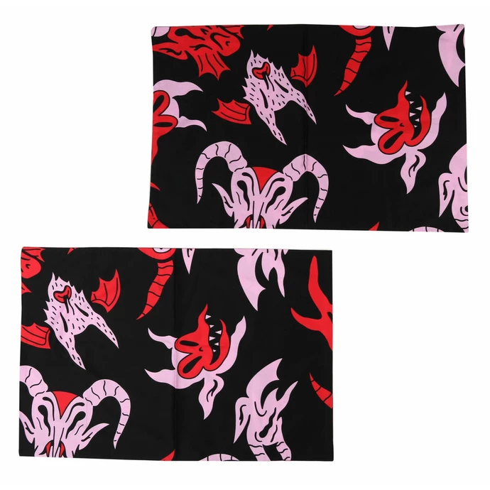Pillowcases KILLSTAR - Devil's Play - Black 3 Pillowcases KILLSTAR - Devil's Play - Black