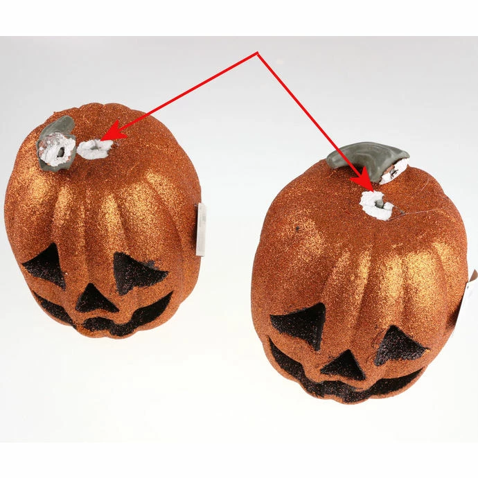 Decoration FROSTY PUMPKIN WITH LIGHT - DAMAGED 3 Decoration FROSTY PUMPKIN WITH LIGHT - DAMAGED