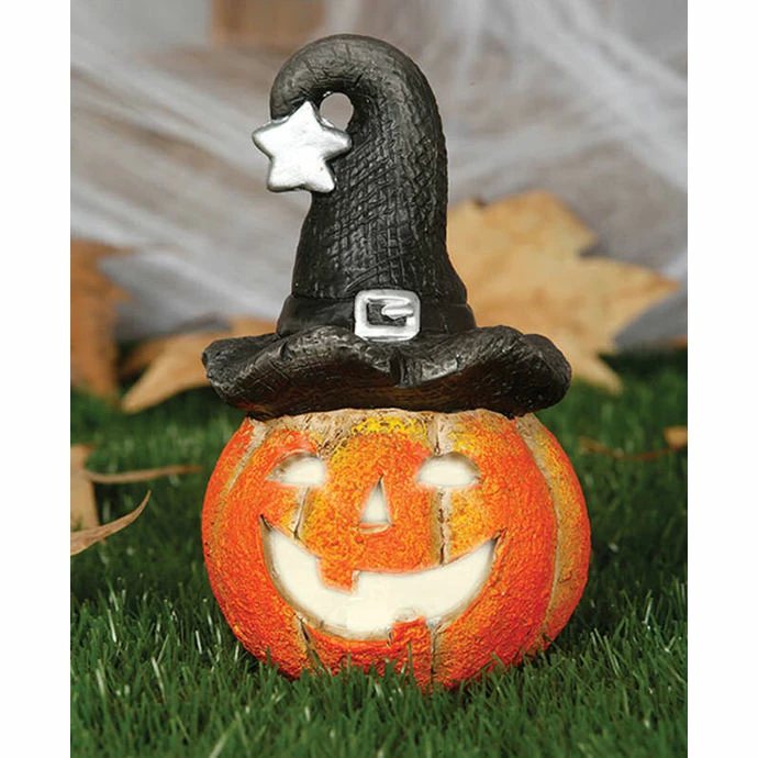 Decoration CERAMIC PUMPKIN WITH HAT AND LIGHT 5 Decoration CERAMIC PUMPKIN WITH HAT AND LIGHT - Image 3