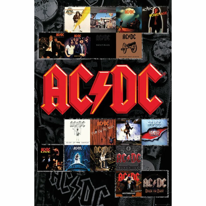 Poster AC / DC - Covers - GB Posters 3 Poster AC / DC - Covers - GB Posters