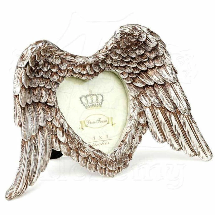 Decoration (photo Frame) ALCHEMY GOTHIC - Winged Heart (Wings Down) 3 Decoration (photo Frame) ALCHEMY GOTHIC - Winged Heart (Wings Down)