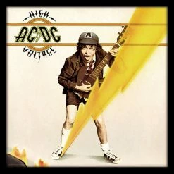 Framed Poster AC / DC - (High Voltage) - PYRAMID POSTERS