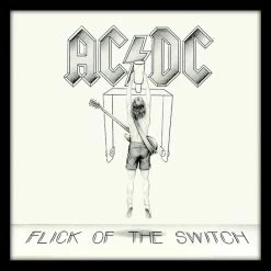 Framed Poster AC / DC - (Flick Of The Switch) - PYRAMID POSTERS