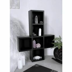 Decoration (shelves) KILLSTAR - Cross - Black 5 Decoration (shelves) KILLSTAR - Cross - Black -Furniture Cosplay Shop CROSS SHELF B x1600