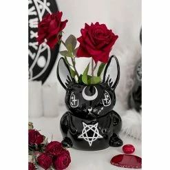 Vase (decoration) KILLSTAR - Evil Bunny Vase - Black