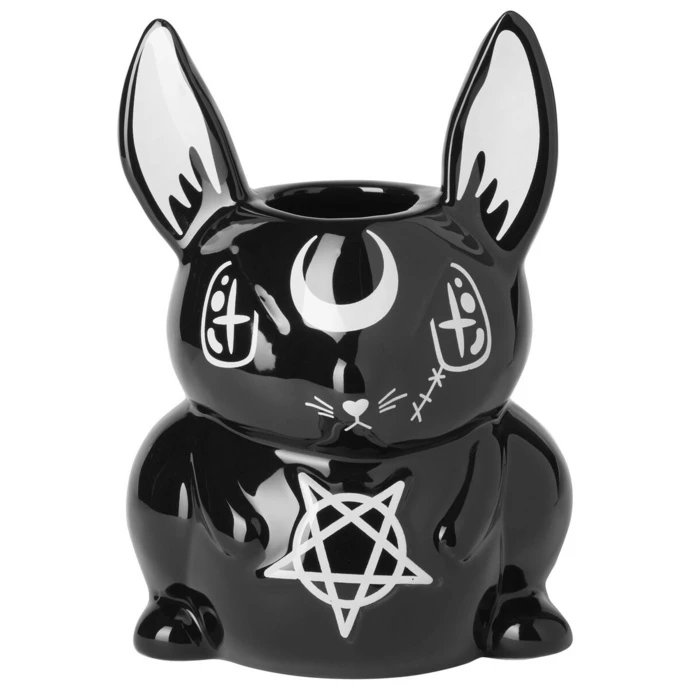Vase (decoration) KILLSTAR - Evil Bunny Vase - Black 4 Vase (decoration) KILLSTAR - Evil Bunny Vase - Black - Image 2