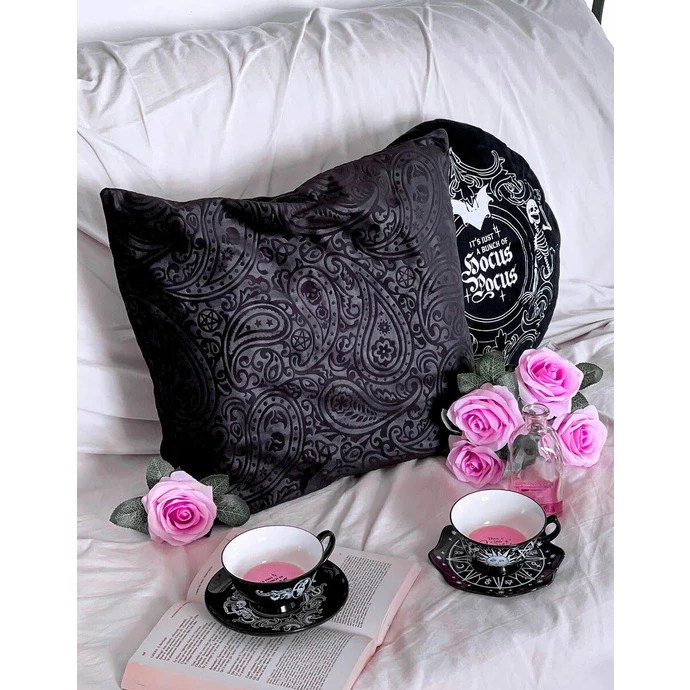 Pillowcase KILLSTAR - Woodstock Cushion - Black 4 Pillowcase KILLSTAR - Woodstock Cushion - Black - Image 2