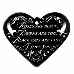 Wall Decoration (serving Plate) ALCHEMY GOTHIC - Heart Trivet