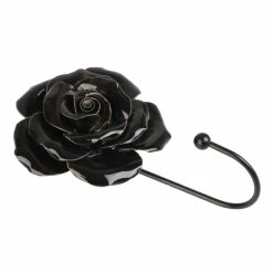 Hook Rack ALCHEMY GOTHIC - Black Rose -Furniture Cosplay Shop black rose hanger tie back002