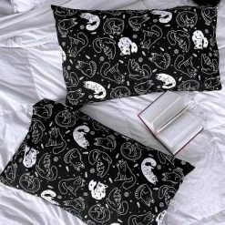 Pillowcase KILLSTAR - Catnap - BLACK 9 Pillowcase KILLSTAR - Catnap - BLACK -Furniture Cosplay Shop catnap pillowcases003