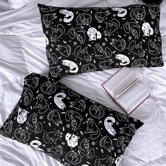 Pillowcase KILLSTAR - Catnap - BLACK 6 Pillowcase KILLSTAR - Catnap - BLACK - Image 4