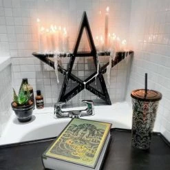 Decoration KILLSTAR - PENTAGRAM - BLACK -Furniture Cosplay Shop pentagram shelf x1602