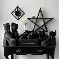 Decoration KILLSTAR - PENTAGRAM - BLACK -Furniture Cosplay Shop pentagram shelf x1604