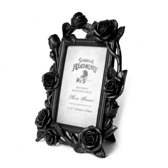 Decoration (photo Frame) ALCHEMY GOTHIC - Rose & Vine - Black 4 Decoration (photo Frame) ALCHEMY GOTHIC - Rose & Vine - Black - Image 2