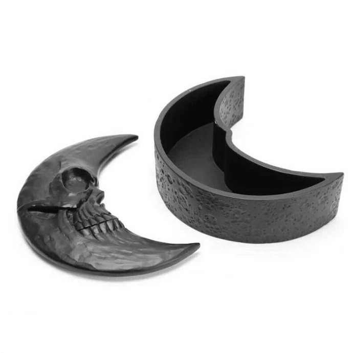 Decoration (box) ALCHEMY GOTHIC - Skull Moon - Black 5 Decoration (box) ALCHEMY GOTHIC - Skull Moon - Black - Image 3