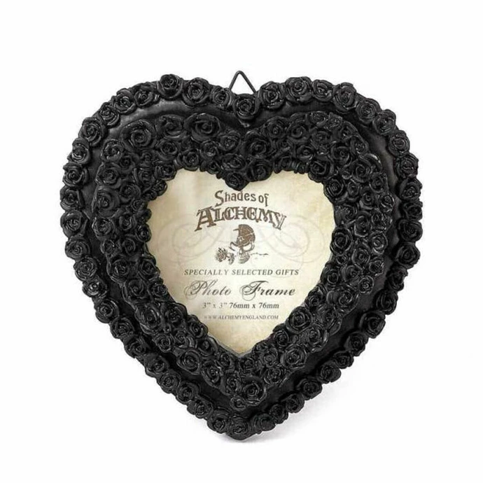 Decoration (photo Frame) ALCHEMY GOTHIC - Black Rose Heart 3 Decoration (photo Frame) ALCHEMY GOTHIC - Black Rose Heart
