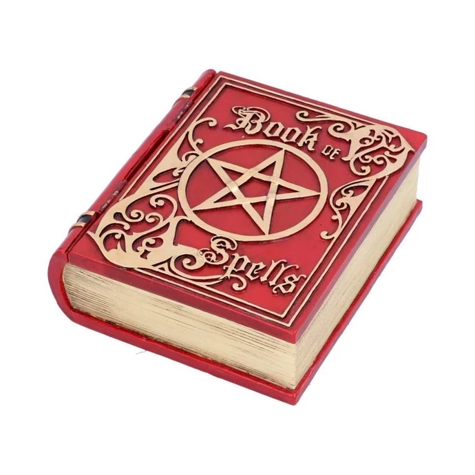 Decoration (box) Book Of Spells - Red 3 Decoration (box) Book Of Spells - Red