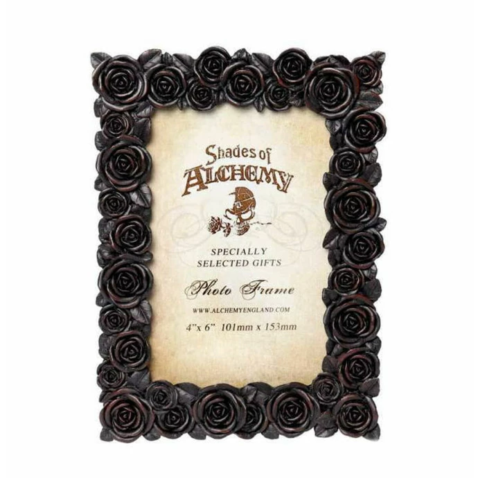 Decoration (photo Frame) ALCHEMY GOTHIC - Rose - Black 3 Decoration (photo Frame) ALCHEMY GOTHIC - Rose - Black