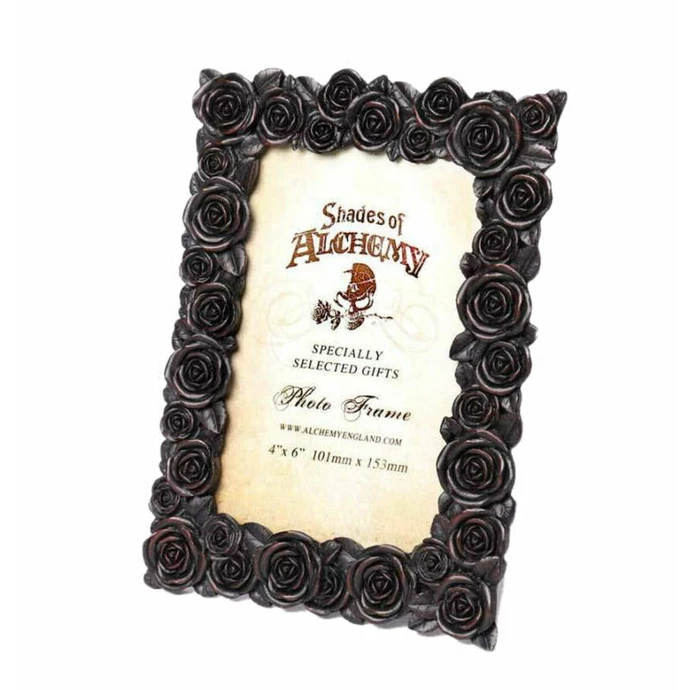 Decoration (photo Frame) ALCHEMY GOTHIC - Rose - Black 4 Decoration (photo Frame) ALCHEMY GOTHIC - Rose - Black - Image 2