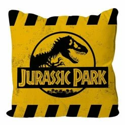 Pillow Jurassic Park - Yellow Logo